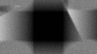 Soyut modern gri gürültü arkaplan tasarımı, kare şekilli, dokulu beyaz şeffaf malzeme katmanları rastgele geometrik desen.