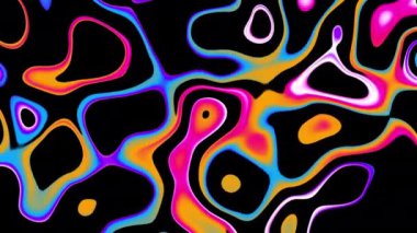 Aydınlık Çizgili Soyut Küresel Şekiller Yüzeyi