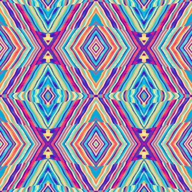 Navajo stil geometrik seamless modeli