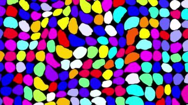 Sancak tasarımı için harika bir psikedelik döngü arka planı. Retro 60 'lar 70' ler psikedelik desen. Modern dalga retro soyut tasarım. Gökkuşağı 60 'lar, 70' ler, hippi tarzı.