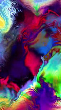 Çarpıcı bir renk karışımı birlikte hareket ediyor, büyüleyici bir soyut tasarım yaratıyor sanat, arkaplan ve dijital projeler için mükemmel..