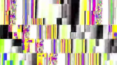 Eşsiz Tasarım Soyut Dijital Piksel Gürültü Bağlantısı Hatası Video Hasarı