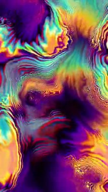 Çok renkli şekil değiştirme sıvı boya soyut arkaplan.