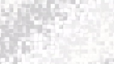 Soyut Dijital Veri Teknolojisi Izgara Mozaik Döngü 4k Soyut bir arkaplan animasyonu Dijital veri teknolojisi grafik ızgarası dikişsiz döngüsü