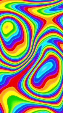 Soyut sıvı kalıplar, sıvı şekiller, retro saykodelik biçim, kusursuz döngü, duvar kağıdı, dikey arkaplan