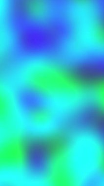 Soyut Vibrant Teal Aberration Yumuşak Gradyan Sıvı Dikey Arkaplan Döngüsü