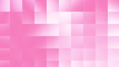 Animasyon mozaik gradyanı, kusursuz döngü arkaplanı. 4k döngü pembe fayans mozaik arkaplan