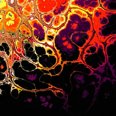 Soyut, dalgalı, harika, psikedelik arka plan.