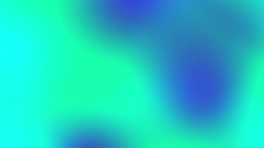 Soyut Vibrant Teal Aberration Yumuşak Gradyan Akışkan Arkaplan Döngüsü