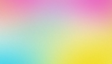 Renkli pembe, sarı ve turkuaz renk eğimli tahıl arkaplan dokusu.