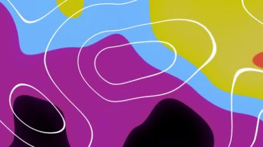 Bu canlı soyut tasarım renkli dalga desenleri, yaratıcı projeler, dijital sanat ve modern arka planlar için idealdir.