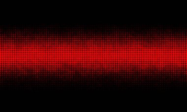 Modern medya projeleri için ideal, koyu siyah bir arkaplan üzerinde çarpıcı soyut dinamik kırmızı desen tasarımı