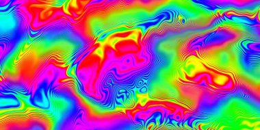 Dinamik, renkli soyut Psikedelik desen ve canlı renkler, yaratıcı projeler ve görsel uyarılma için mükemmel..