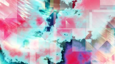 Yumuşak pastel tonlara ve hassas örtülere sahip ruhani geometrik soyut bir arkaplan