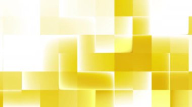 Sarı ve beyaz parlayan kare kutu desenli mozaik fayans arkaplan, basit ve zarif döngü mozaik arkaplan