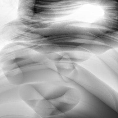 Soyut tanecikli gradyan ses dokusu yazı poster tasarımı.