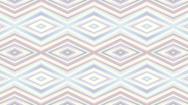 Geometrik simetrik şekillerin hipnotik ritmik hareketi. Döngü arkaplanı