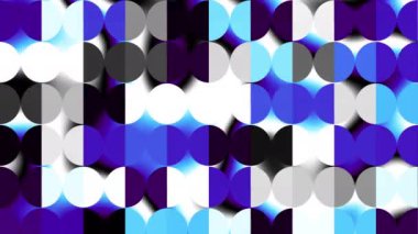 Animasyon mozaik gradyanı, kusursuz döngü arkaplanı. 4k döngü pembe fayans mozaik arkaplan