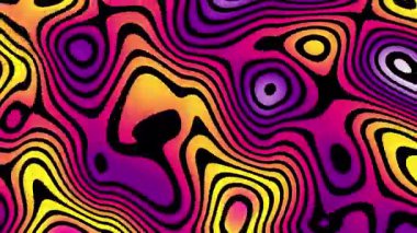 Yaz müzik festivali için renkli soyut psikedelik sıvı arka plan. VJ döngüsü arkaplanı