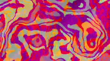 Yaz müzik festivali için renkli soyut psikedelik sıvı arka plan. VJ döngüsü arkaplanı