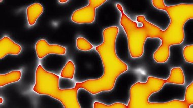 Modern Sanat, Duvar Kağıdı Tasarımı veya Grafiksel Projeler için Soyut Siyah ve Turuncu Renk Arkaplanı