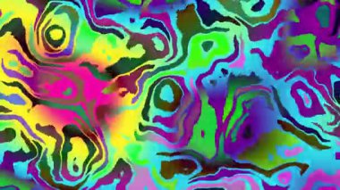 Yaz müzik festivali için renkli soyut psikedelik sıvı arka plan. VJ döngüsü arkaplanı