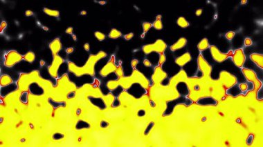 Modern Sanat, Duvar Kağıdı Tasarımı veya Grafiksel Projeler için Soyut Siyah ve Sarı Arkaplan