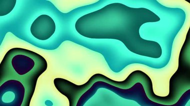 Modern Soyut Sanat, Dijital Medya Tasarımları ve Yaratıcı Sunumlar için Canlı Yeşil Gradyan Arkaplanı