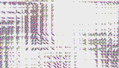 Arıza gürültüsü statik televizyon VFX. Görsel video efektleri arkaplan çizgileri, CRT TV ekranı sinyal hatası yok