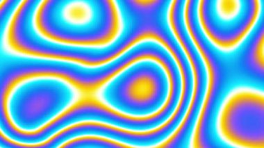 Çok renkli şekil değiştiren sıvı boya soyut döngü arka planı