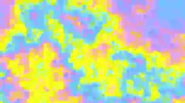 Eşsiz Tasarım Soyut Dijital Animasyon Pikseli Gürültü Arızası Video Hasarı. Döngü stop hareket arkaplanı