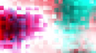 Mozaik büyüsü parlayan kareler soyut döngü arkaplanı