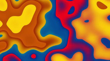 Orange ve Navy Blue Colors ile Soyut Döngülü Arkaplan, Dijital Tasarımlar veya Sunum Şablonları için idealdir