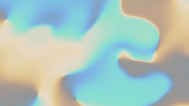 Mavi renkli açık arkaplan. Müzik soyut modern teknoloji pürüzsüz dalga. Moda mavisi rengarenk dalga animasyonu. Kusursuz döngü 4k.