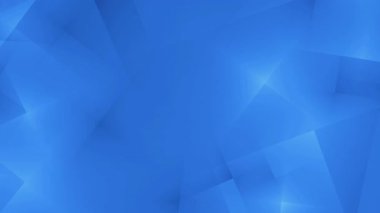 Soyut mavi arkaplan 4k video arkaplan hareketli ve dönen üçgen geometrik şekiller