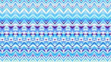 Soyut Mavi Sembol Mozaik Arkaplan Döngüsü