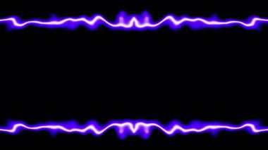 Basit dijital çizgiler, ateşli çerçeve, merkezinde boşluk olan simetrik alevler, metin ya da tasarım için ideal. Döngü arkaplanı