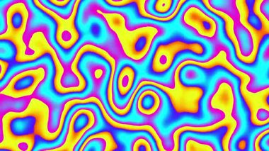 Sıvı psikedelik dalgaların soyut arkaplanını döndür. Canlı renkler