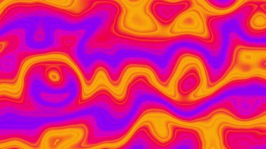 Soyut kızılötesi dalga. Kusursuz doku döngüsü arkaplanı. Turuncu, morumsu, mor renkli, desenli desenli.