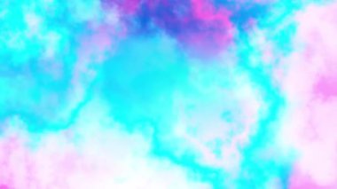 4k 'lık soyut döngü videosu. Döngü oynatmak için kusursuz soyut dalgalı psikedelik arkaplan. Dalgalı yüzey. Bulutlu nebula arka planı. Doğal retro renkler.