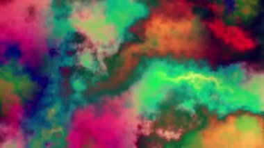 Nebula Bulutları Geçiyor. Bu klip, bulutsu bulutları ve kamera ile kusursuz bir döngünün derinliklerine kadar uzanan soyut bir galaksidir..