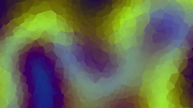 Khaki yeşilinden mavi mora geçiş yapan pürüzsüz bir arkaplan. Sakin ve ferahlatıcı soyut tasarım. Mozaik dokusu ve döngü arkaplanı