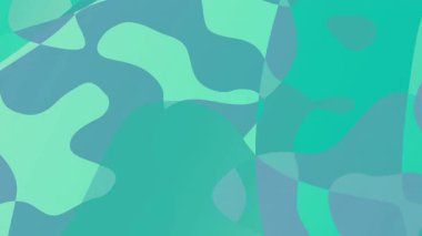 Döngü oynatma için hareketsiz gradyan arkaplan. Teal renk döngüsü arkaplanı