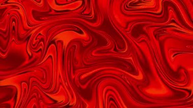 4k 'lık soyut döngü videosu. Döngü oynatmak için kusursuz soyut dalgalı psikedelik arkaplan. Kırmızı dalgalı yüzey hareket ediyor.