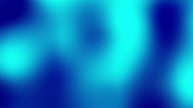 Soyut mavi yarım ton hareket arkaplanı. Soyut renkli polka desenli animasyon arka planı. Küre hareket ediyor noktasız döngü