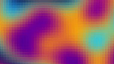 Canlı VHS tarzı gökkuşağı gökkuşağı mavisi, mor, psikedelik cam gradyan, siyah arka planda renk akışı, müzik kapağı dans partisi afişi tasarımı. 1970 'li, 70' li, 80 'li, 90' lı yılların Retro Renkleri