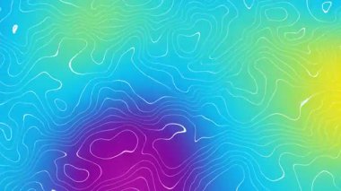 kıvrımlı dalgalı çizgiler, teknoloji fütüristik hareket arka planı. dinamik soyut dalga döngüsü çizgisi. Metaverse Soyut dalga soyut çizgileri akış 4K arkaplan döngüsü