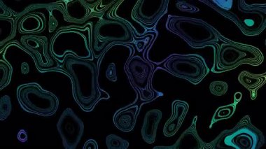 kıvrımlı dalgalı çizgiler, teknoloji fütüristik hareket arka planı. dinamik soyut dalga döngüsü çizgisi. Metaverse Soyut dalga soyut çizgileri akış 4K arkaplan döngüsü