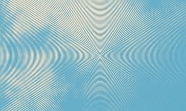 Soyut yarım ton grunge doku arkaplan resmi. Çizgi sanatı klasik vektör arka planı. İşleme tarzında mavi gökyüzü