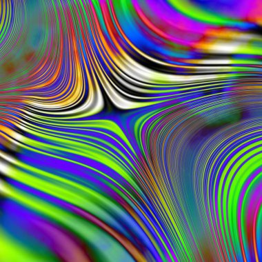 Soyut, dalgalı, harika, psikedelik arka plan.
